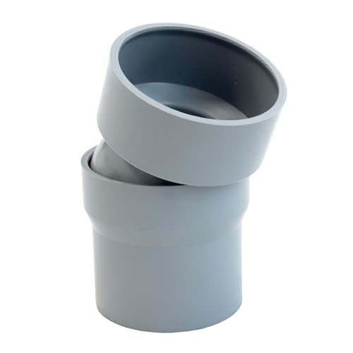 INEFA Flexibler Regenrohrbogen, PVC DN50 / 50mm 0-22 Grad, 1 Bogenstück Grau Dachrinnenzubehör, einfache Steckmontage, Made in Germany INEFA Flexibler Regenrohrbogen, PVC DN50 / 50mm 0-22 Grad, 1 Bogenstück Grau Dachrinnenzubehör, einfache Steckmontage, Made in Germany von INEFA