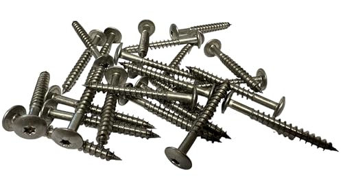 10 x Edelstahl Trespo Flachrundkopf-Holzschrauben TX 4,8 x 70 mm 10 x Edelstahl Trespo Flachrundkopf-Holzschrauben TX 4,8 x 70 mm von Inetbot