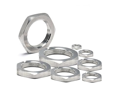 Sechskantmutter Flache Form Linksgewinde DIN 439 Edelstahl M6-M16 (5, M10) von Inetbot