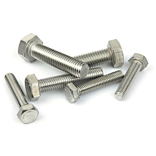 Sechskantschraube Vollgewinde Zollgewinde HEX zöllig UNC-Gewinde 1/4 5/16 3/8 1/2 5/8 3/4 Zoll Stahl verzinkt (1/4-20 UNC x 3/4 (19 mm)) von Inetbot