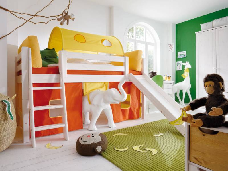 Infanskids Einzelbett Halbhoch von Infanskids