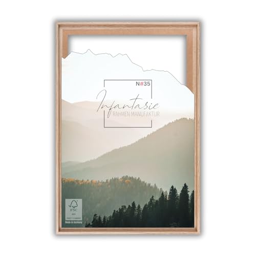 Infantasie 'N°35' Schattenfugenrahmen für 80x80 cm Keilrahmen | Eiche Hell | MDF-Holz Bilderrahmen für Keilrahmen Leinwände inkl. Aufhänger und Montagematerial Infantasie 'N°35' Schattenfugenrahmen für 80x80 cm Keilrahmen | Eiche Hell | MDF-Holz Bilderrahmen für Keilrahmen Leinwände inkl. Aufhänger und Montagematerial von Infantasie