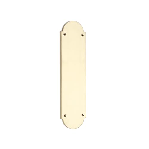 Infinity Decor Fingerschutz aus poliertem Messing, viktorianisches Design, 300 x 75 mm, für Innen- oder Außentüren von Infinity Decor
