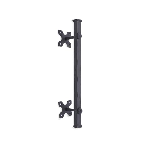 Infinity Decor Handgeschmiedeter Eisengriff im Landhausstil, altes Retro-Design, mattschwarzes Finish, 315 mm, für Küchenschrank, Möbel, Schublade, Cottage Infinity Decor Handgeschmiedeter Eisengriff im Landhausstil, altes Retro-Design, mattschwarzes Finish, 315 mm, für Küchenschrank, Möbel, Schublade, Cottage von Infinity Decor