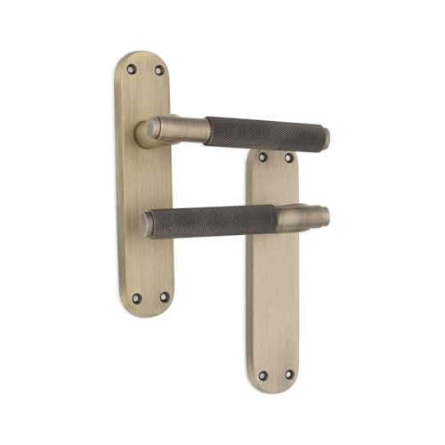 Infinity Decor Matt Antik gerändelter Türgriff auf Rückplatte Set Durchgangstürgriffe - Geeignet für Innen- und Außentüren Infinity Decor Matt Antik gerändelter Türgriff auf Rückplatte Set Durchgangstürgriffe - Geeignet für Innen- und Außentüren von Infinity Decor