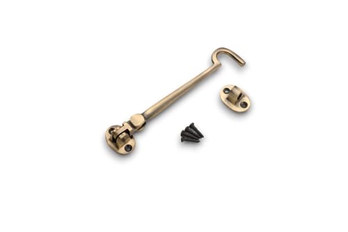 Infinity Decor Robuster Türriegel aus antikem Messing, 150 mm, leiser Schnappverschluss für Tor, Schuppen, Terrasse, Fenster, Gartentor Infinity Decor Robuster Türriegel aus antikem Messing, 150 mm, leiser Schnappverschluss für Tor, Schuppen, Terrasse, Fenster, Gartentor von Infinity Decor