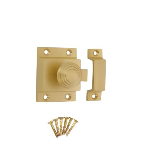 Infinity Decor SB2352SB20 Beehive Cupboard Catch Brass.20 Schrankschnäpper, Satin-Messingfarben, 52mm x 40mm Infinity Decor SB2352SB20 Beehive Cupboard Catch Brass.20 Schrankschnäpper, Satin-Messingfarben, 52mm x 40mm von Infinity Decor