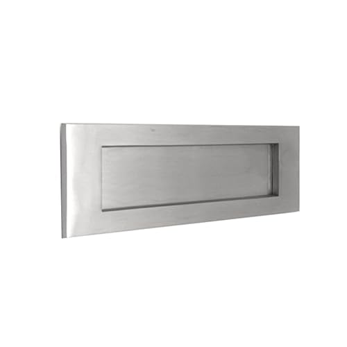 Infinity Decor SB5106SC.20 Victorian Letter Plate 300mm Satin Chrome.20 Türbriefschild, Chrom seidenglänzend, 30 cm (12 Zoll) von Infinity Decor