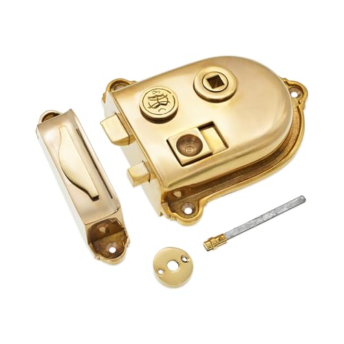 Traditionelles Cromwell Felgenschloss-Set aus poliertem Messing, ideal für Badezimmer- und Schlafzimmertüren Traditionelles Cromwell Felgenschloss-Set aus poliertem Messing, ideal für Badezimmer- und Schlafzimmertüren von Infinity Decor
