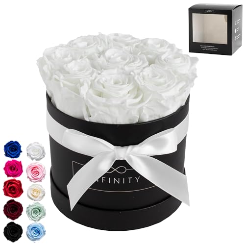 Infinity Flowerbox 2-BB-PW Geschenkartikel, Pure White, Medium von Infinity Flowerbox