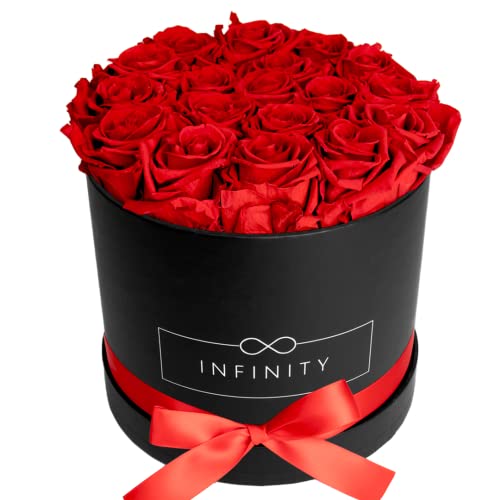 Infinity Flowerbox 3-BB-VR Geschenkartikel, Vibrant Red, Large von Infinity Flowerbox