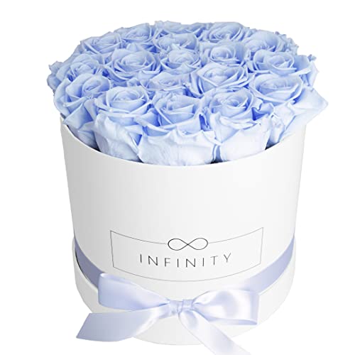 Infinity Flowerbox 3-BW-BB Geschenkartikel, Baby Blue, Large von Infinity Flowerbox