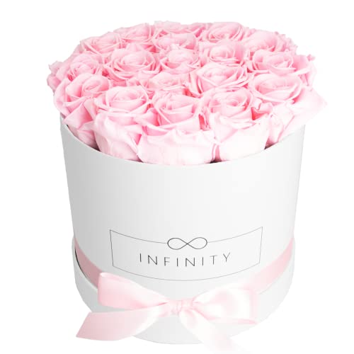 Infinity Flowerbox 3-BW-BP Geschenkartikel, Bridal Pink, Large von Infinity Flowerbox