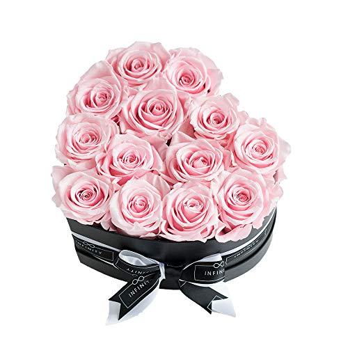 Infinity Flowerbox 5-BB-BP Infinity Herzbox, Bridal Pink, Large von Infinity Flowerbox