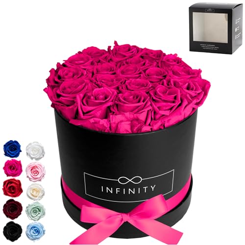 Infinity Flowerbox Large Geschenkartikel, Hot Pink von Infinity Flowerbox