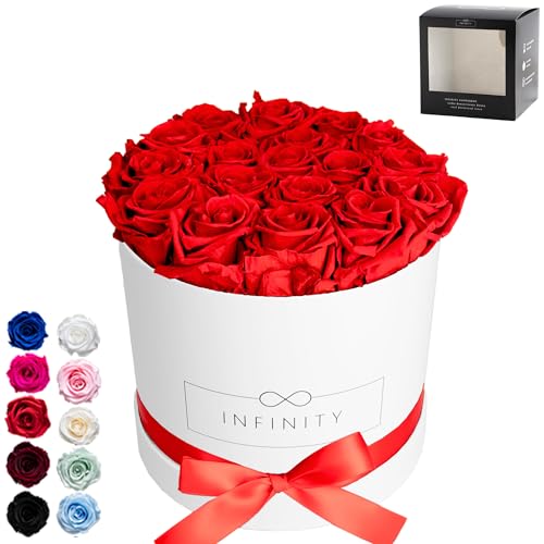 Infinity Flowerbox Large Geschenkartikel, Vibrant Red von Infinity Flowerbox