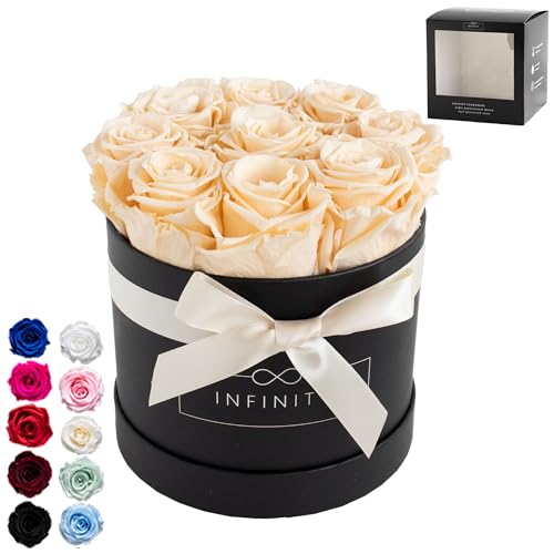 Infinity Flowerbox 2-BB-CH Geschenkartikel, Champagne, Medium von Infinity Flowerbox
