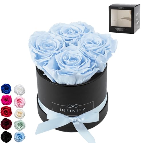 Infinity Flowerbox Small Box (Schwarz) Baby Blue Geschenkartikel von Infinity Flowerbox