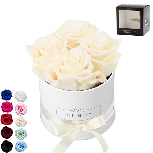 Infinity Flowerbox Small Box (Weiß) Champagne Geschenkartikel von Infinity Flowerbox