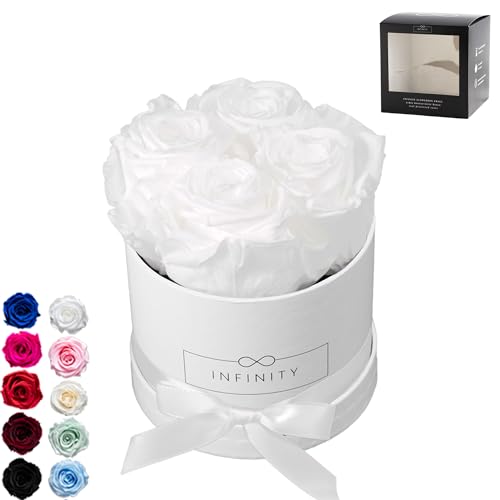 Infinity Flowerbox Small Box (Weiß) Pure White Geschenkartikel von Infinity Flowerbox