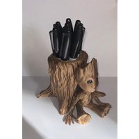 Groot Und Log Pen Pot Schreibtisch Organizer von InfinityCreationsGB