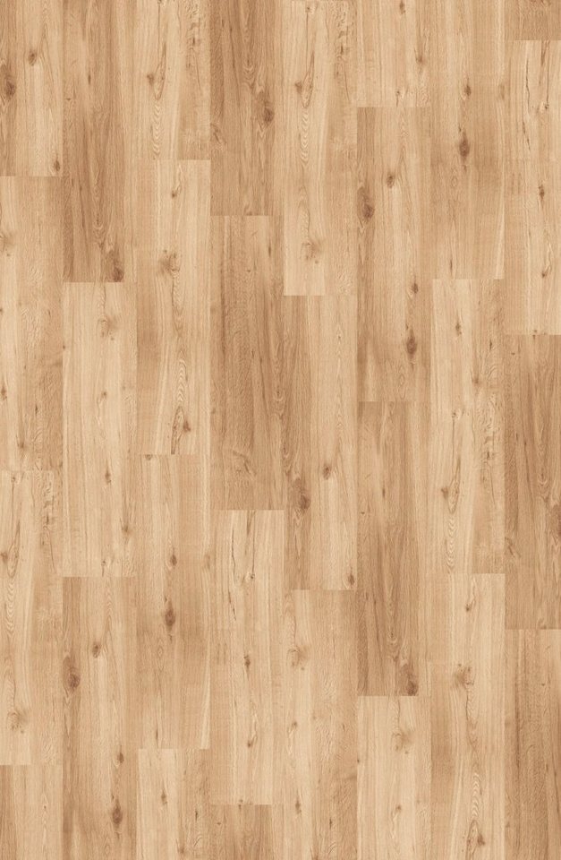 Teppichfliese Velour Holzoptik Eiche natur, Infloor, rechteckig, Höhe: 6 mm, 14 Stück, 4 m², 25 x 100 cm, selbsthaftend, für Stuhlrollen geeignet von Infloor
