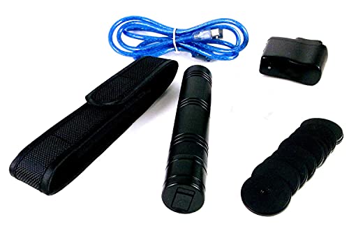 Black-Pen Wächterkontrollsystem WKS mit 15 RFID Kontrollstellen - erweiterbar - Mobile Zeiterfassung - Arbeitszeiterfassung - Erinnerungsfunktion - komplettes Set - lizenzfreie Anwendungssoftware von Infotec Wächterkontrollsysteme e.K.