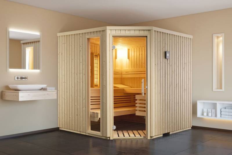 B-Ware Infraworld Sauna Safir Complete Fichte - 75 mm Multifunktionssauna inkl. 5-teiligem gratis Zubehörset B-Ware Infraworld Sauna Safir Complete Fichte - 75 mm Multifunktionssauna inkl. 5-teiligem gratis Zubehörset von Infraworld