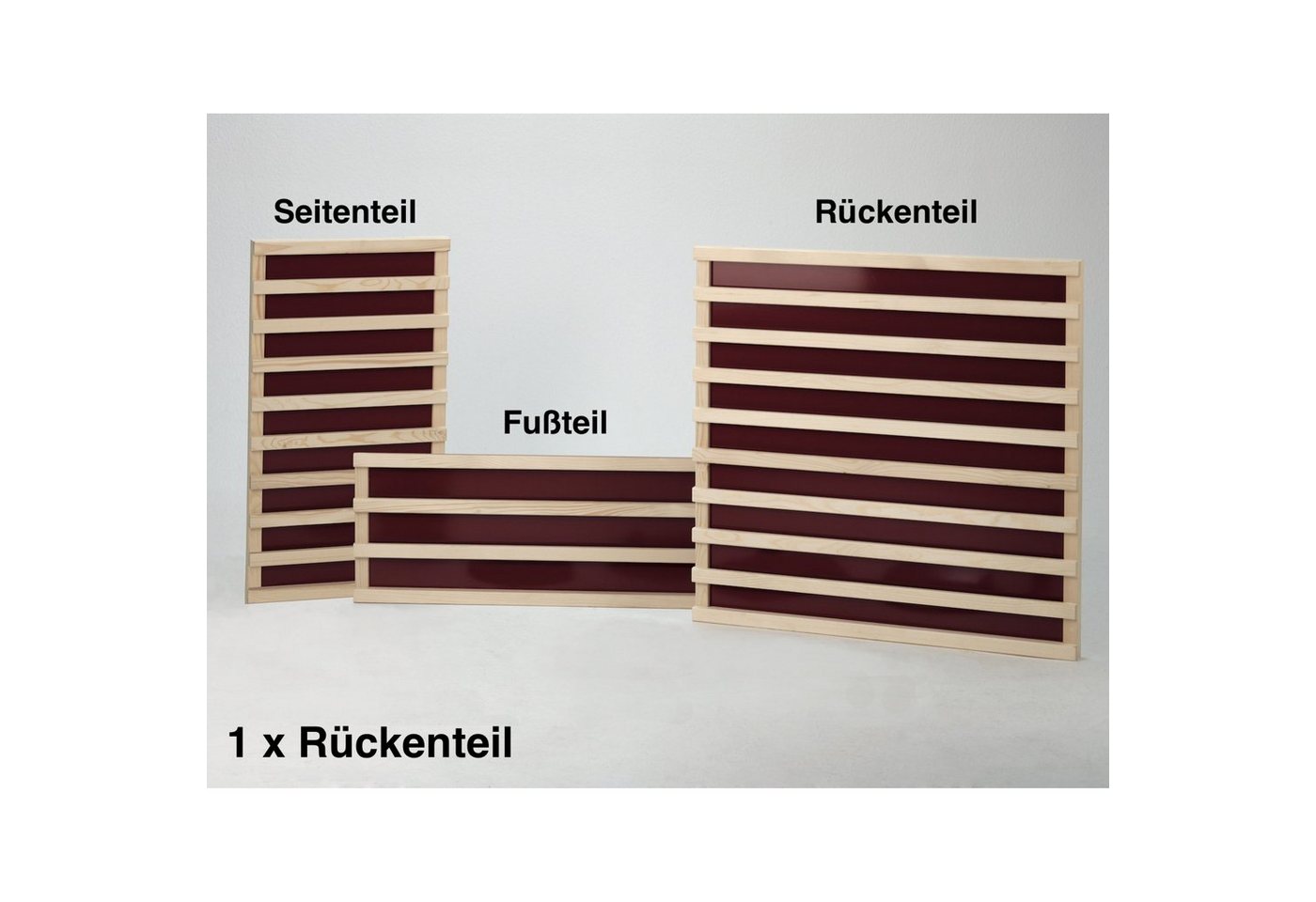Infraworld Infrarotkabine Infraworld Infrarot Flächenheizung Einzelelemente Rückenteil Fichte von Infraworld