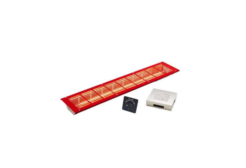 Infraworld Infrarotkabine Infraworld VITALlight-IPX4 Infrarotstrahler-Set 500W gerade rot mit von Infraworld