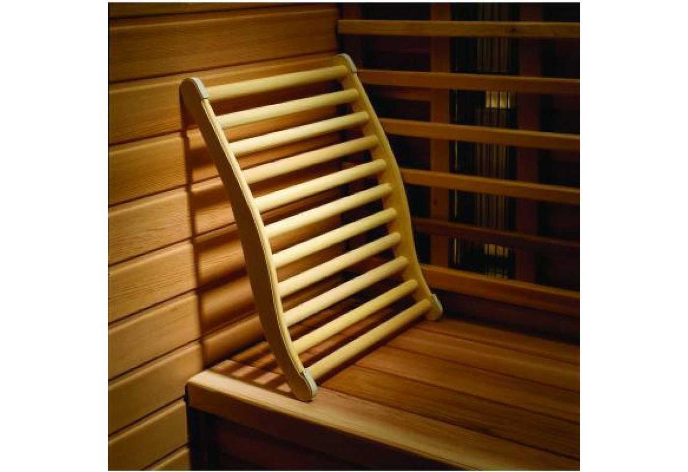 Infraworld Sauna-Rückenlehne Infraworld Ergonomische Rückenlehne Pappel für Saunakabine von Infraworld