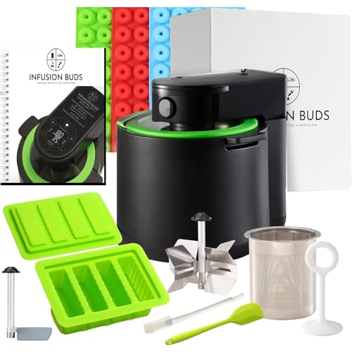 3-in-1 Magical Infuser Machine Herb Decarboxylator & Gummy Maker Butter Maker Machine for creating Infused Butter, Gummies, Herbal Oil & More Rezeptbuch & Alles Zubehör 3-in-1 Magical Infuser Machine Herb Decarboxylator & Gummy Maker Butter Maker Machine for creating Infused Butter, Gummies, Herbal Oil & More Rezeptbuch & Alles Zubehör von Infusion Buds