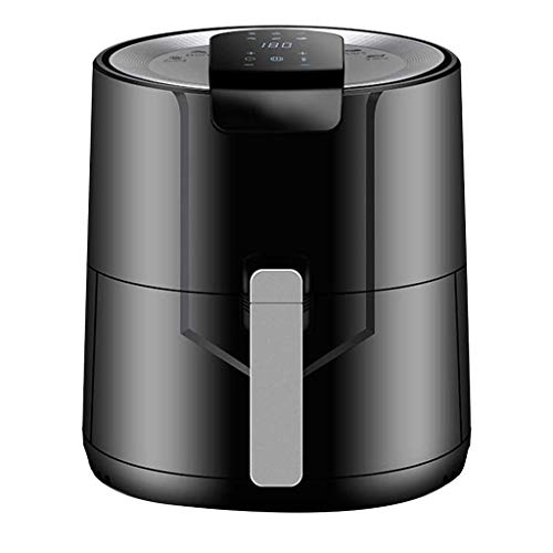 Friteuse 5,5 Liter mit Schnell-Luftzirkulationssystem Minutenzähler und einstellbarer Temperaturregelung Mini Backofen für gesunde Ölfritteuse + Spieß Stabilize von IngKe