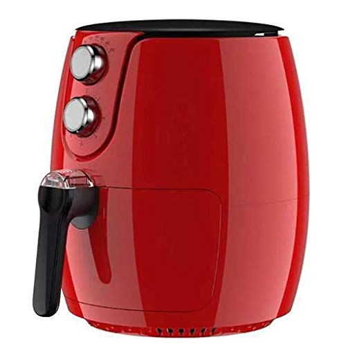 Luftfritteuse Intelligente Zeit- und Temperaturregelung, 8 voreingestellte Kochfunktionen und Antihaft-Korb Digitale Luftfritteuse + Drehspieß, Dehydrator Stabilize von IngKe