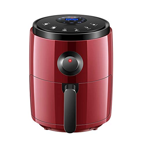 Multifunktions Luftfritteuse ohne Kraftstoff - Haushalts-Fritteuse Pommes Fritteuse Elektrische Touch Liquid Crystal Friteuse (Color : Rosso) Stabilize von IngKe