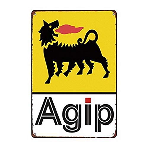 Inga 20,3 x 30,5 cm Metall-Blechschild Agip Motor Oil Bar Pub Home Vintage Look Reproduktion Metallschild 20,3 x 30,5 cm Inga 20,3 x 30,5 cm Metall-Blechschild Agip Motor Oil Bar Pub Home Vintage Look Reproduktion Metallschild 20,3 x 30,5 cm von Inga