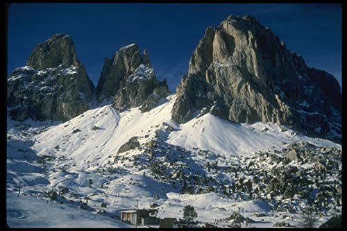 Inga Blechschild Dolomiti Berge The Alps 20,3 x 30,5 cm von Inga