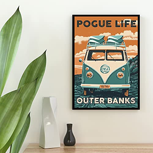 Inga Pogue Life Poster Outer Banks Poster Hippie Poster Bestes Geschenk für Hippie Vintage Poster Metall Blechschild Poster 20,3 x 30,5 cm von Inga