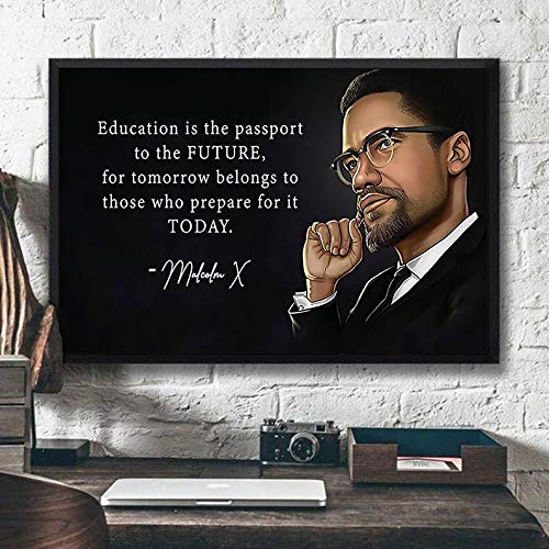 Malcolm X Poster Education Is The Passport To The Future Poster Malcolm X Portrait Malcolm X Zitat Vintage Poster Bürgerrechte Witziges Geschenk Metallschilder 20,3 x 30,5 cm Malcolm X Poster Education Is The Passport To The Future Poster Malcolm X Portrait Malcolm X Zitat Vintage Poster Bürgerrechte Witziges Geschenk Metallschilder 20,3 x 30,5 cm von Inga