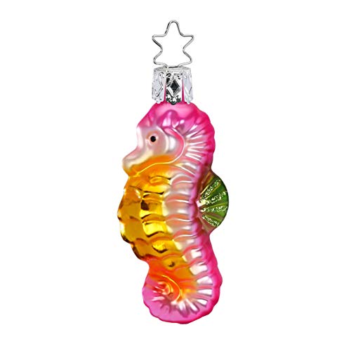 Inge Glas - Seepferdchen - Christbaumschmuck, Baumschmuck - Glas - 7,5 cm - 1 Stück von Inge-glas