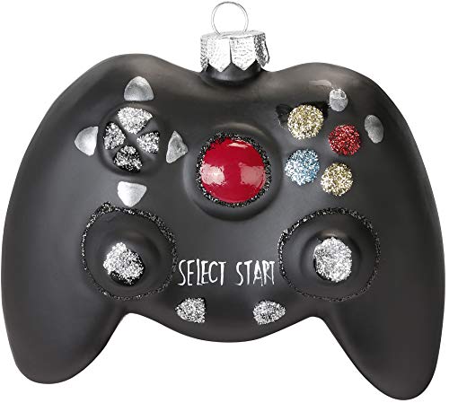 Christbaumschmuck Deko Figuren Weihnachtskugeln Glas - Game Controller 15cm von Inge-glas