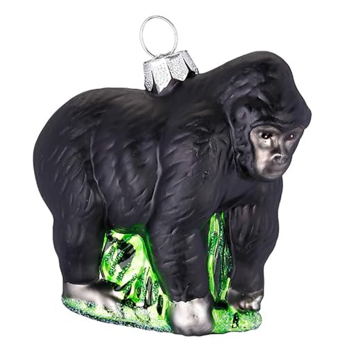 Christbaumschmuck Gorilla 7.5 cm Weihnachtskugel Figur Weihnachtsbaumfigur aus Glas Christbaumschmuck Gorilla 7.5 cm Weihnachtskugel Figur Weihnachtsbaumfigur aus Glas von Inge-glas