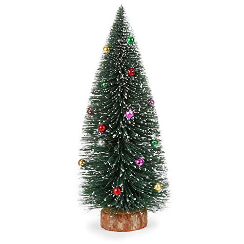 INGE-Glas Magic Tannenbaum klein mit Holzfuß 28cm hoch D. 11cm künstlich Modellbau Tischdeko Fensterdeko grün bunt Mini Deko-Baum gefrostet mit Perlen 28cm INGE-Glas Magic Tannenbaum klein mit Holzfuß 28cm hoch D. 11cm künstlich Modellbau Tischdeko Fensterdeko grün bunt Mini Deko-Baum gefrostet mit Perlen 28cm von Inge-glas