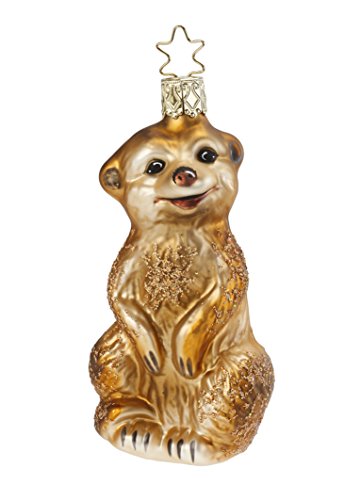 Inge Glas - Christbaumschmuck, Baumschmuck - Erdmännchen - 10 cm von Inge-glas