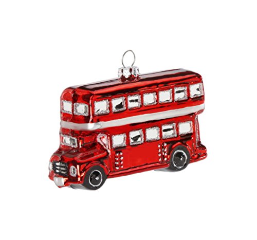 Inge-Glas Christbaumschmuck Kleiner London Bus 10cm von Inge-glas