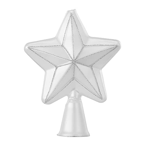 Inge Glas Magic Christbaumspitze Stern-Form | Formspitze aus Glas | Weihnachtsbaumspitze (Just White | weiß) von Inge-glas