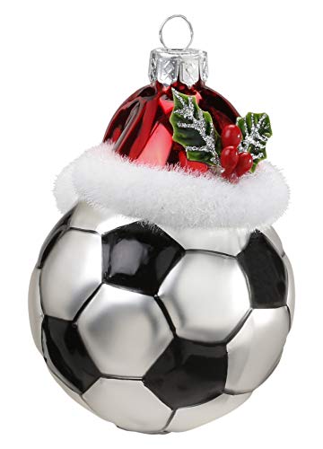 Inge-glas Christbaumschmuck Weihnachtskugeln Figuren (Fußbal 9.5cm) von Inge-glas