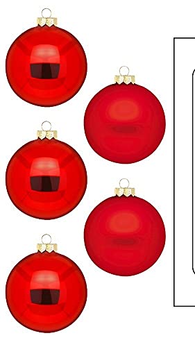 Kugel Merry Red - WE Love Christmas - Magic by Inge - 30 Stück / 6cm von Inge-glas