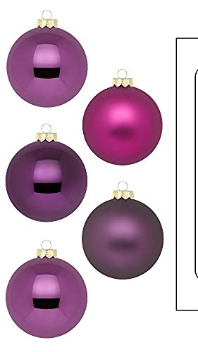 Kugel Purple Deluxe - WE Love Christmas - Magic by Inge - 30 Stück / 6cm von Inge-glas