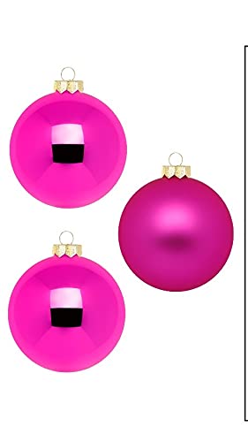Kugel Vivid Pink - WE Love Christmas - Magic by Inge - 6 Stück / 10cm von Inge-glas